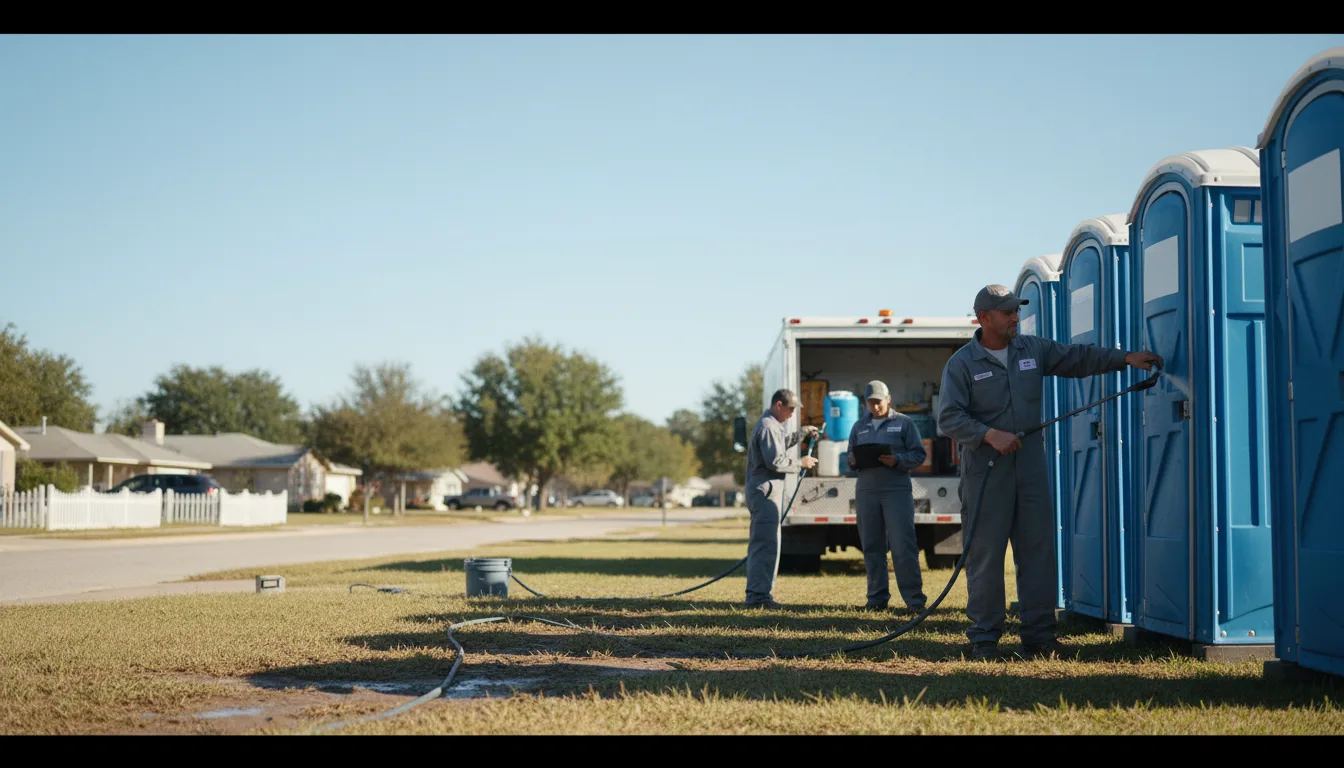 Long-Term Portable Toilet Rental in Section, AL near me